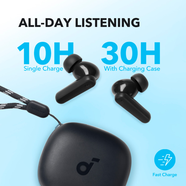 SOUNDCORE SNC-R50I-B Auriculares Inalámbricos Soundcore by Anker - 10 horas de reproducción - 2 micrófonos - Personalización via (3)