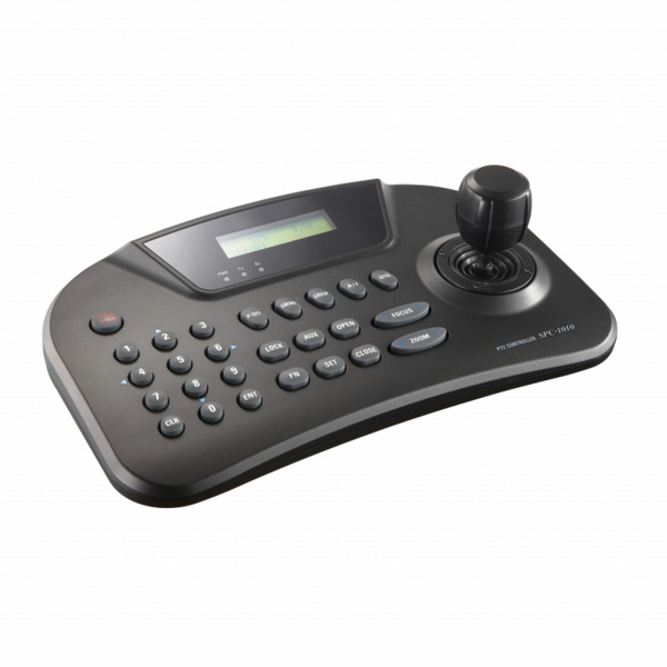 (SPC-1010) HANWHA TECLADO CONTROL PTZ. HASTA 255 UNIDADES, JOYSTICK 3D, MULTIPROTOCOLO, CONTROL RS-485 / 422, 12V (2)