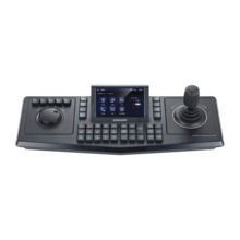 (SPC-7000) HANWHA TECLADO CONTROL PTZ IP Y SSM (NVR+SSM) MARCA HANWHA.  PANTALLA TÁCTIL 5", HASTA 255 UNIDADES, SISTEMA ERGONÓMI