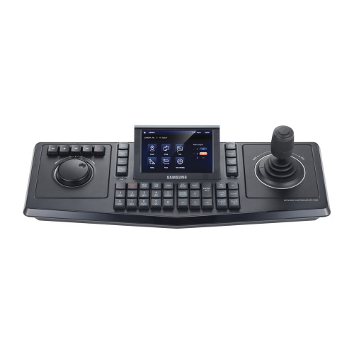 (SPC-7000) HANWHA TECLADO CONTROL PTZ IP Y SSM (NVR+SSM) MARCA HANWHA.  PANTALLA TÁCTIL 5", HASTA 255 UNIDADES, SISTEMA ERGONÓMI (1)