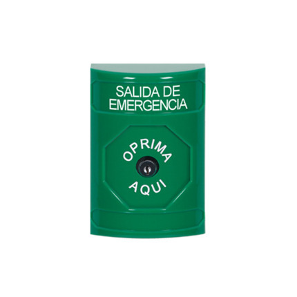 Comprar KIT SS2100 Pulsador SS2. Seta de emergencia con llave. Color verde.