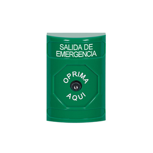STI KIT SS2100 Pulsador SS2. Seta de emergencia con llave. Color verde