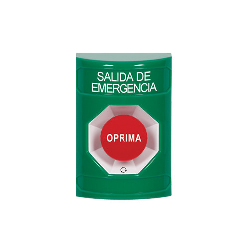 STI KIT SS2101 Pulsador SS2. Seta de emergencia. Color verde