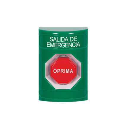 Comprar KIT SS2102 Pulsador SS2. Seta de emergencia iluminada. Color verde.
