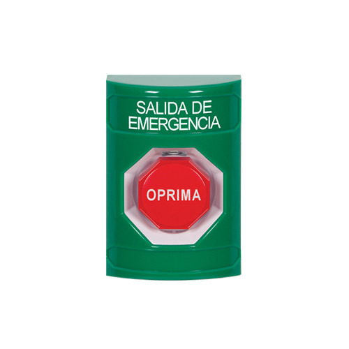 STI KIT SS2102 Pulsador SS2. Seta de emergencia iluminada. Color verde