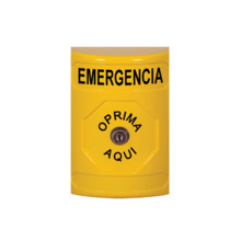 STI KIT SS2200 Pulsador SS2. Seta de emergencia con llave. Color amarillo