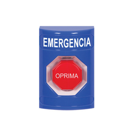 Comprar KIT SS2402 Pulsador SS2. Seta de emergencia iluminada. Color azul.