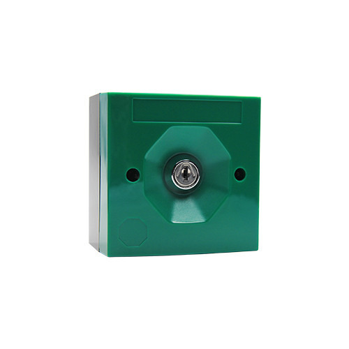 STI SS3 3020 Pulsador SS3 con llave. Carcasa verde. Contacto único.