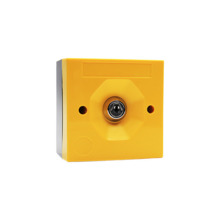 STI SS3 5041 Pulsador SS3 con llave. Carcasa amarilla. Contacto doble.