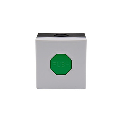 Comprar SS3 7G04 Pulsador SS3. Carcasa blanca, botón verde. Enclavable.