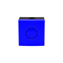 STI SS3 9B04 Pulsador SS3. Carcasa azul, botón azul. Enclavable.