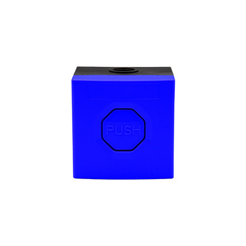 STI SS3 9B04 Pulsador SS3. Carcasa azul, botón azul. Enclavable.