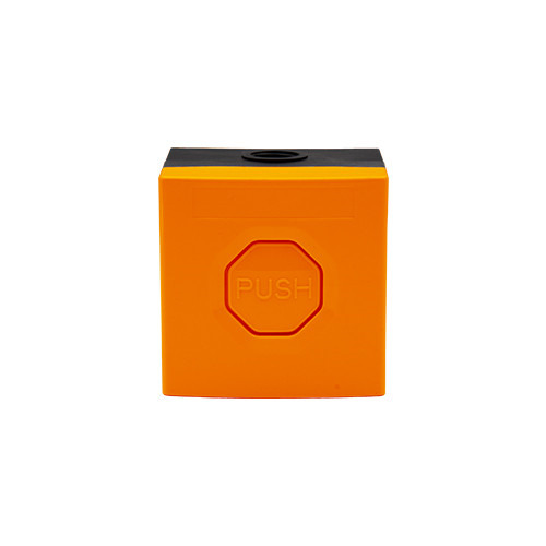 STI SS3 EE04 Pulsador SS3. Carcasa naranja, botón naranja. Enclavable.