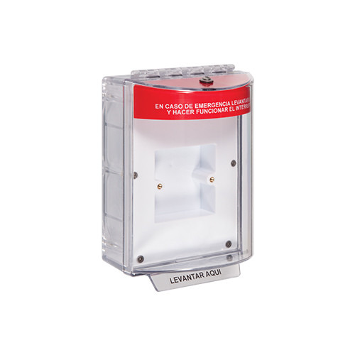 STI STI 13620FR Conjunto protector IP66 con sirena para pulsador de superficie