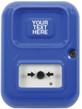 STI STI-AP-1-B-X Pulsador Alert Point. Color azul.
