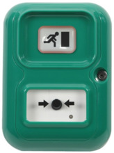 STI STI-AP-3-G-R Pulsador Alert Point con flash. Color verde.