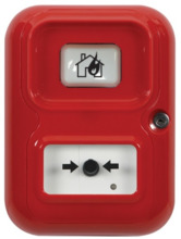 STI STI-AP-3-R-A Pulsador Alert Point con flash. Color rojo.