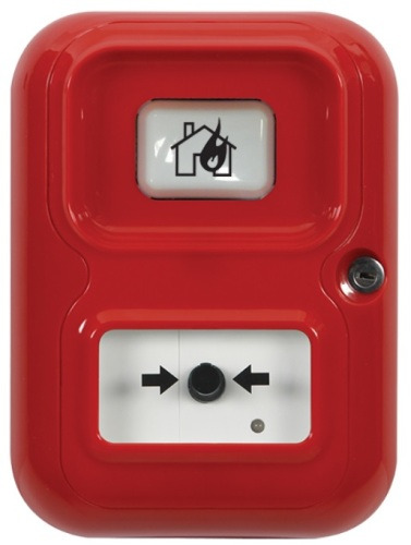 STI STI-AP-3-R-A Pulsador Alert Point con flash. Color rojo.