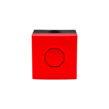 STI WSS3 1R04 Pulsador WSS3. Carcasa roja, botón rojo. Enclavable.