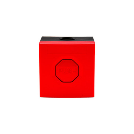 Comprar WSS3 1R04 Pulsador WSS3. Carcasa roja, botón rojo. Enclavable.
