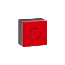 STI WSS3 1R14 Pulsador WSS3. Carcasa roja, botón rojo. No enclavable.
