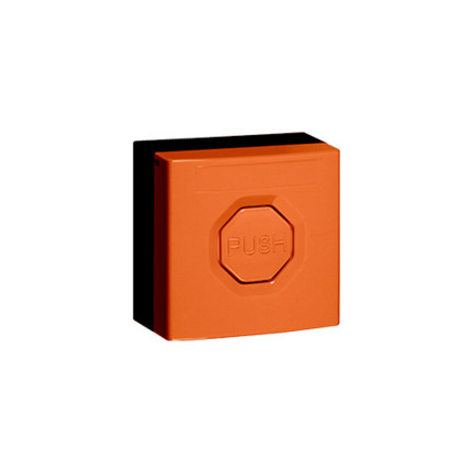 Comprar WSS3 EE04 Pulsador WSS3. Carcasa y botón naranja. Enclavable.