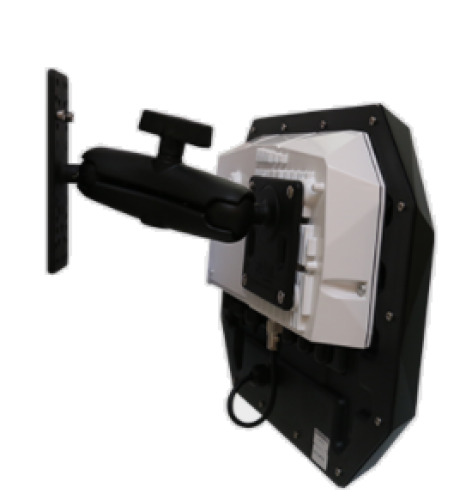 STID KFX-UHF-10 Accesorio de montaje en pared y poste orientable para lector UHF Spectre.
