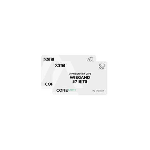 STID KIT-BC-PC3-W Kit de 2 tarjetas de configuración para lectores Wiegand, Wiegand 26 y 37 bits