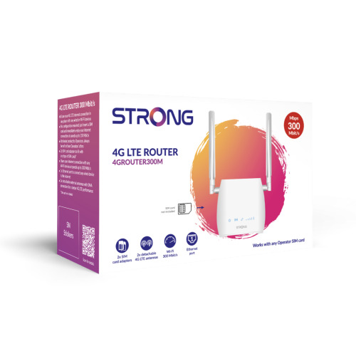 Strong 300M router inalámbrico Ethernet rápido Banda única (2,4 GHz) 4G Blanco (3)