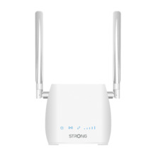 Strong 300M router inalámbrico Ethernet rápido Banda única (2,4 GHz) 4G Blanco