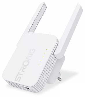 Strong 300S repetidor y transceptor Repetidor de red 300 Mbit/s Blanco