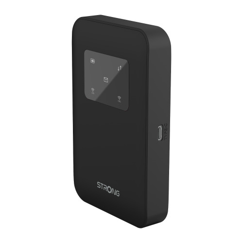Strong 4G+ LTE MiFi Hotspot Router Wi-Fi 900 router inalámbrico Doble banda (2,4 GHz / 5 GHz) Negro (1)