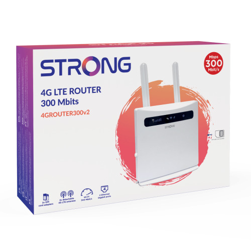 Strong 4GROUTER300V2 router de telefonía/puerta de enlace/módem Router de red móvil (6)