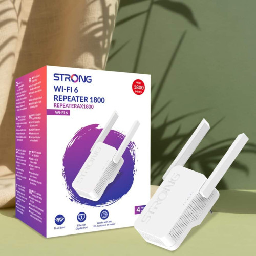 Strong AX1800 Repetidor de red 1800 Mbit/s Blanco (5)