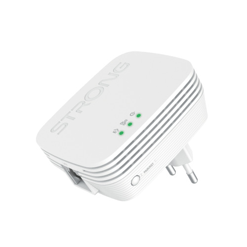 Strong POWERLWF600DUOMINI adaptador de red PowerLine 600 Mbit/s Ethernet Wifi Blanco 2 pieza(s) (2)