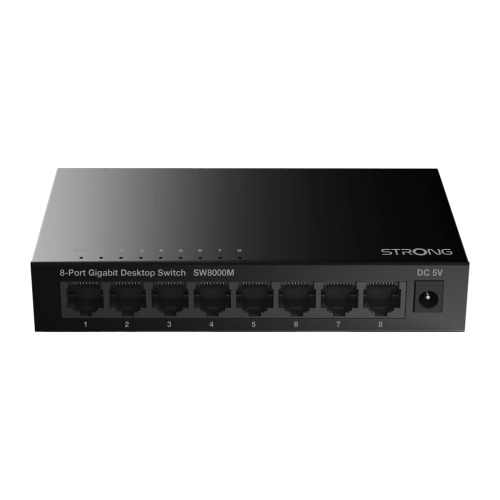 Strong SW8000M switch Gigabit Ethernet (10/100/1000) Negro (2)