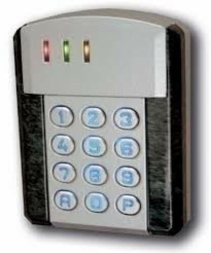 Sumat SUN-S Teclado autónomo metálico de superficie de exterior, para 250 usuarios, 12 Vdc, IP67. Incluye modulo seguro ER-2.