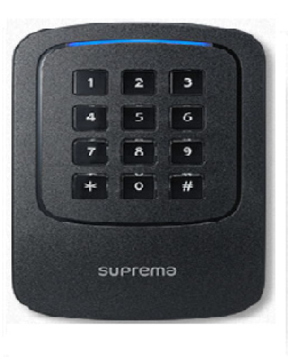 Suprema XPASS 2 GKDPB Terminal autónomo de proximidad dual (EM+Mifare), Bluetooth, NFC y teclado, 12 Vcc, POE, protección exteri