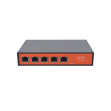 Switch Ethernet no gestionable Wi-Tek de gama comercial. 5 puertos RJ45 100/1000/2500 Mbps. Auto-MDI/MDIX. Capacidad de conmutac