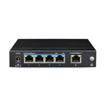 Switch PoE+ 4 puertos Gigabit + 1 Uplink Gigabit 60W 802.3af/at 6KV