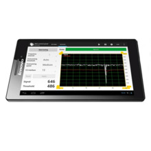 Tablet con software para programación de las barreras microondas DEM-662, DEM-663, DEM-664