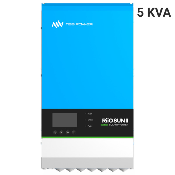 TBB TBB-RIOSUN2-5KVA-S Inversor todo en uno TBB - Potencia 5000W - 2 entradas MPPT - Inversor, cargador y regulador - Compatible