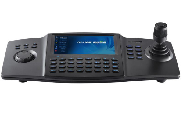 Teclado IP Control CCTV VideoWall LCD 7" Joystick 4 axis