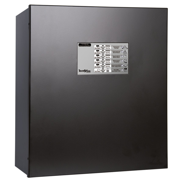TECNOFIRE TF-TFPS-5 Fuente de alimentación direccionable 5A - Tensión normal de alimentación 230V AC - Conexión en BUCLE - 6 tes