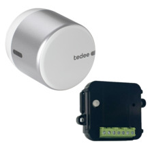 TEDEE KIT TEDEE-GO2 Silver + DRY CONTACT Kit Cerradura inteligente Tedee GO2 Silver + Contacto Seco
