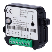 TEDEE TEDEE-DRYCONTACT Accesorio de módulo de entradas y salidas - Comunicación Bluetooth - Acciona cerradura con entradas auxil