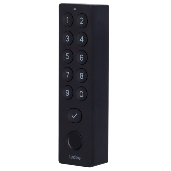 TEDEE TEDEE-KEYPADPRO Accesorio de teclado - Comunicación Bluetooth - Apertura y cierre con PIN o huella - Códigos de un solo us