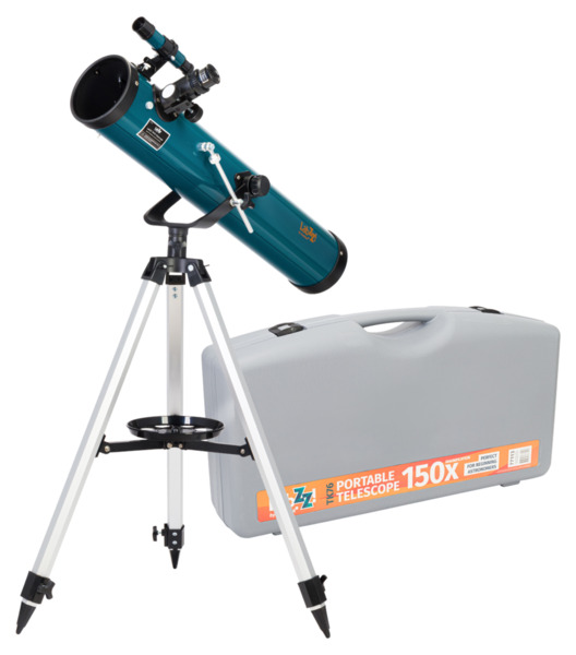 Telescopio Levenhuk LabZZ TK76 con estuche