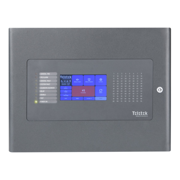 TELETEK IRIS4(1-4)L Central analógica de 1 lazo ampliable a 4, hasta 250 dispositivos por lazo