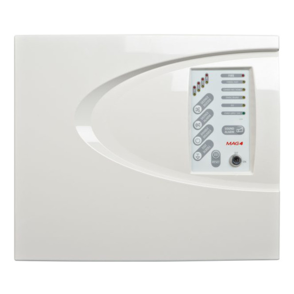 TELETEK MAG4P Central de 4 zonas. Hasta 20 detectores por zona. Caja de plástico